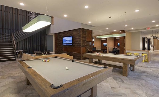 clubroom pool tables