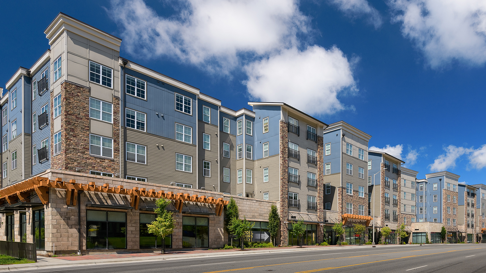 Student housing building exterior