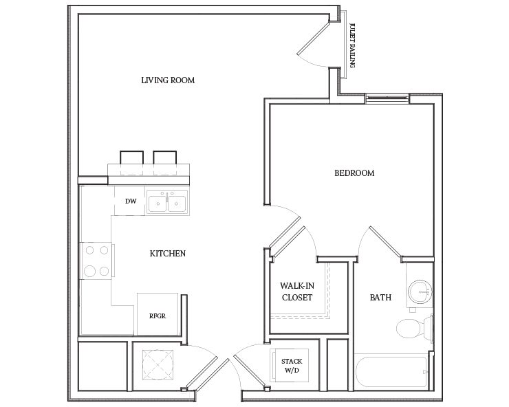 Standard boone Hickory floorplan