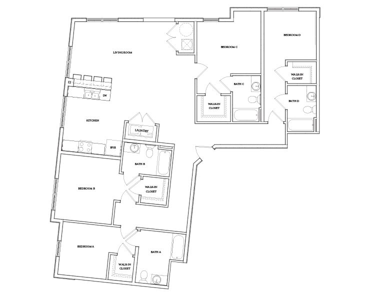 The Yellowwood Floor plan