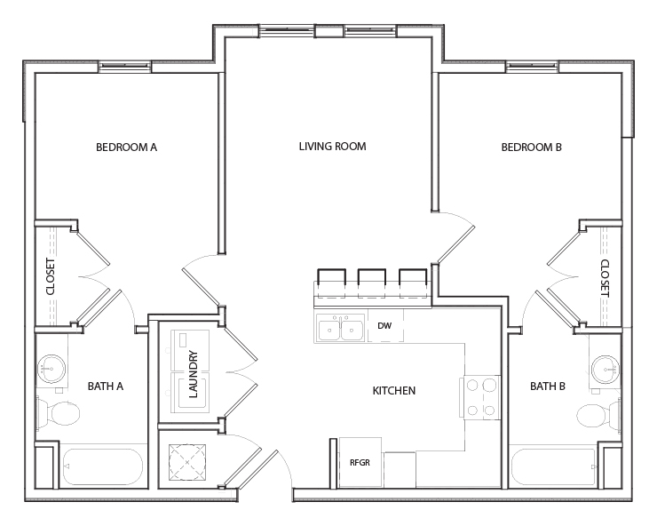 The Redbud Floor plan
