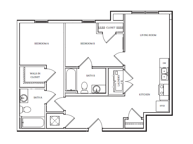 Redbud 1 Floor plan