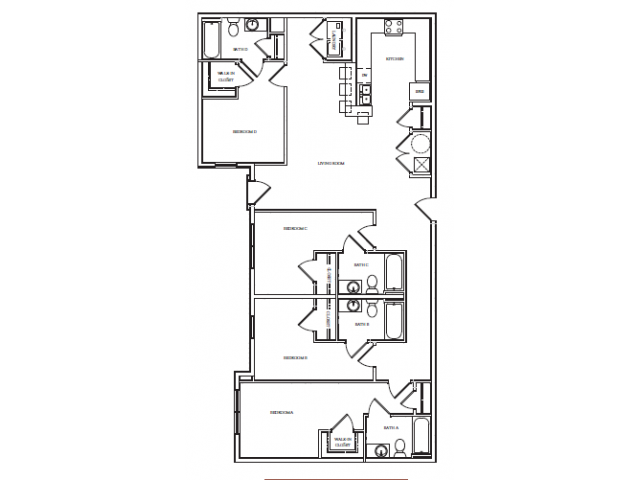 Poplar 4 Floor plan
