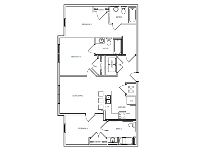 Chestnut 3 Floor plan